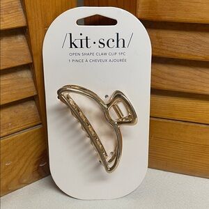 Kitsch Gold Open-Frame Claw Clip